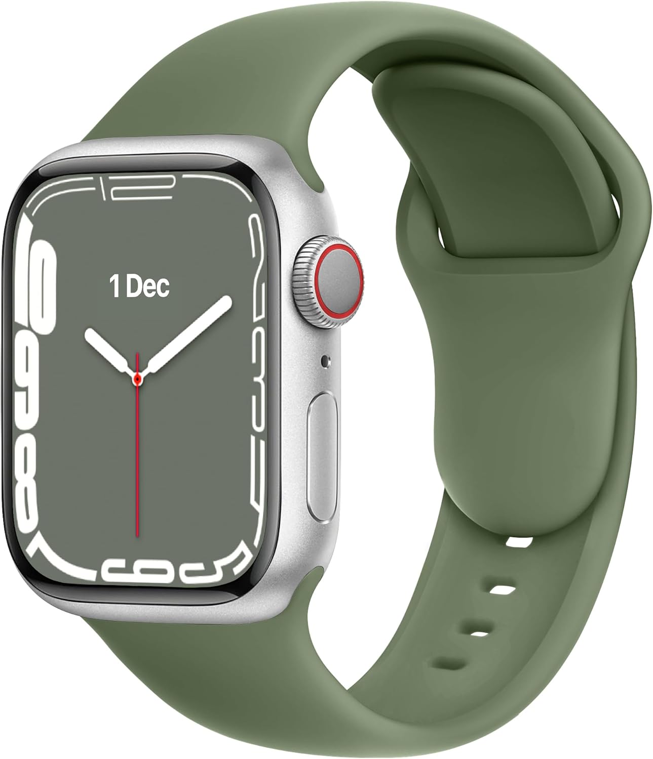 Thumbnail 6 de DONEGANI C1B Cinturino silicone per Apple Watch – compatibile con Ultra 2 e Serie 10/9/8/7/6/5/4/3/SE (taglie 38–49 mm)
