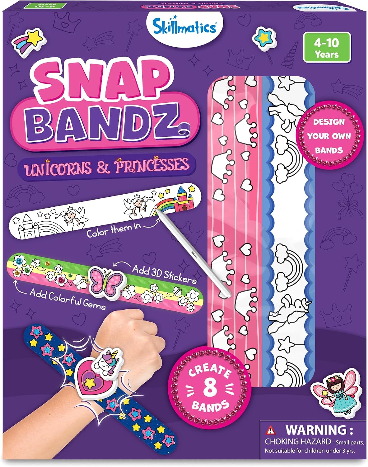 Detalle de Skillmatics DIY Snap Bandz 8 pack 8.6