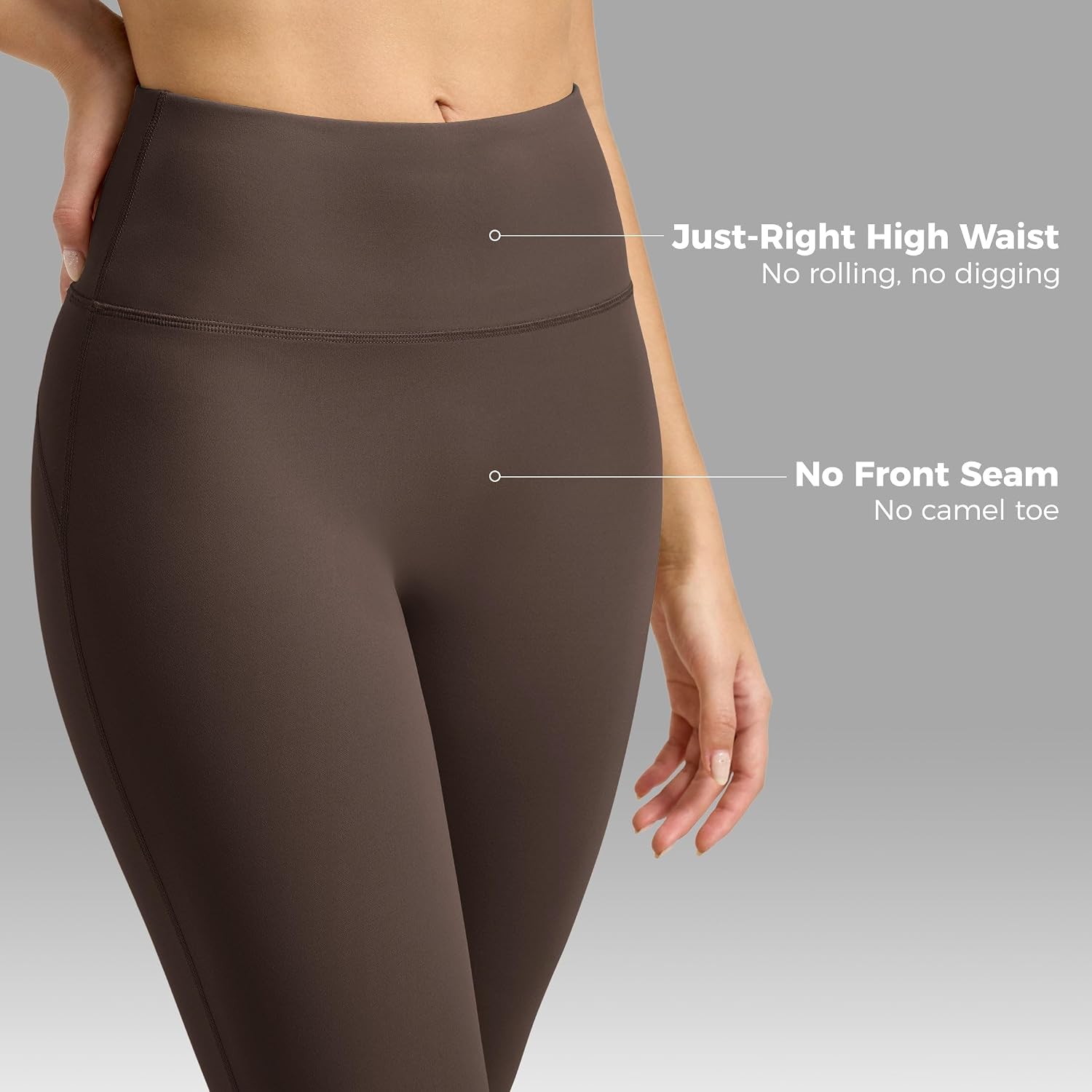 Detalle de WILLIT Flared Leggings 77 cm hohe Taille