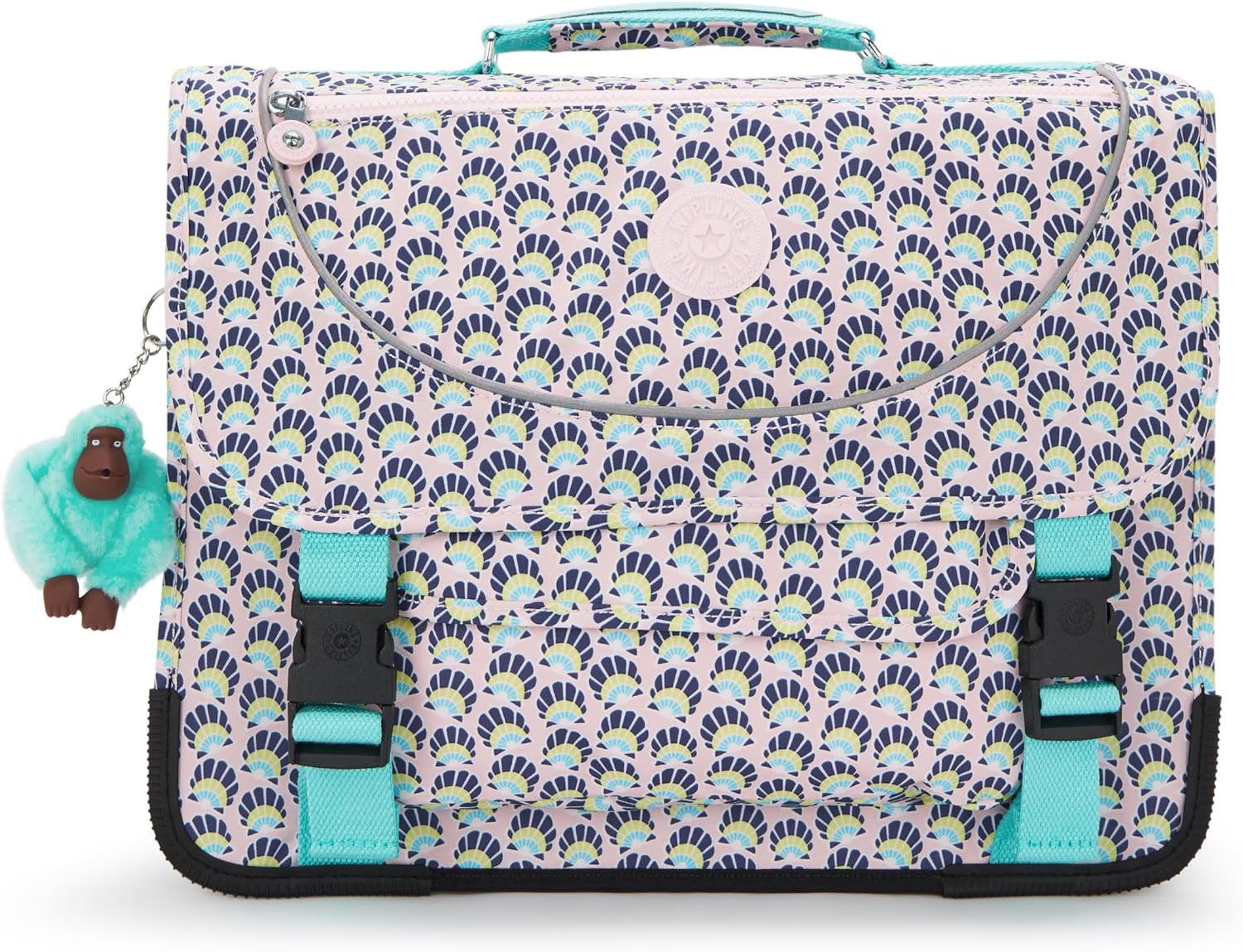 Detalle de Kipling PREPPY Cartable moyen - Sac d’école compact et fiable avec housse pluie fluorescente
