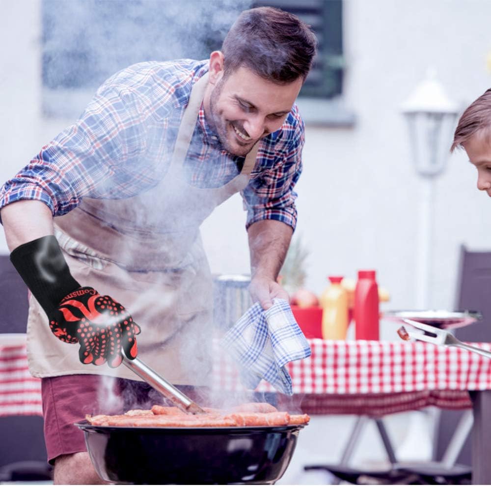 Thumbnail 5 de Comsmart A-590 BBQ Gloves, 1472°F Heat Resistance and Silicone Grip