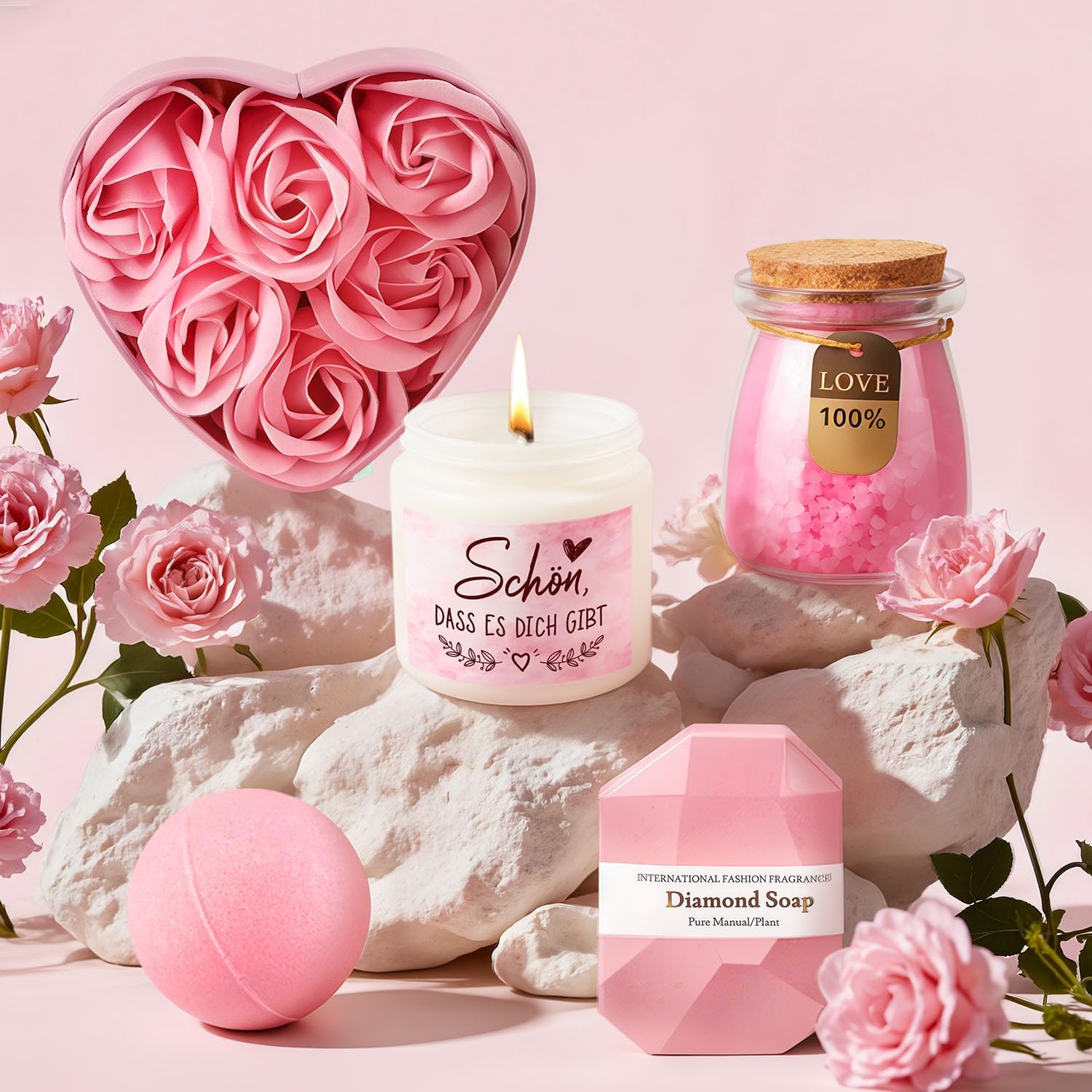Thumbnail 4 de Giftota 11-tlg. Spa Geschenkset Rosa