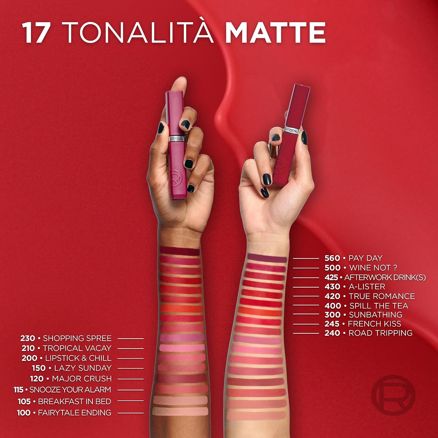 Detalle de L'Oréal Paris Infaillible Matte Resistance Rossetto Liquido Colore Intenso 105 Breakfast In Bed