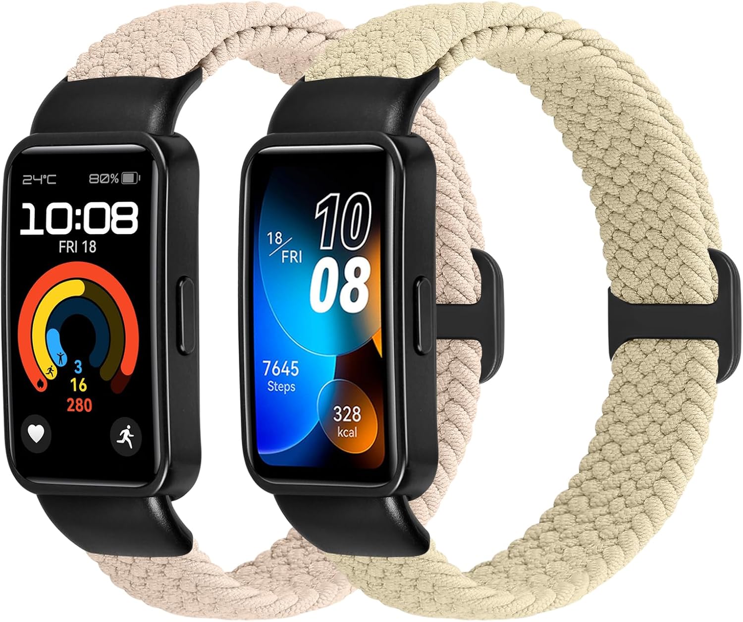 Detalle de Huawei Band 10 Armband aus Nylon, verstellbar