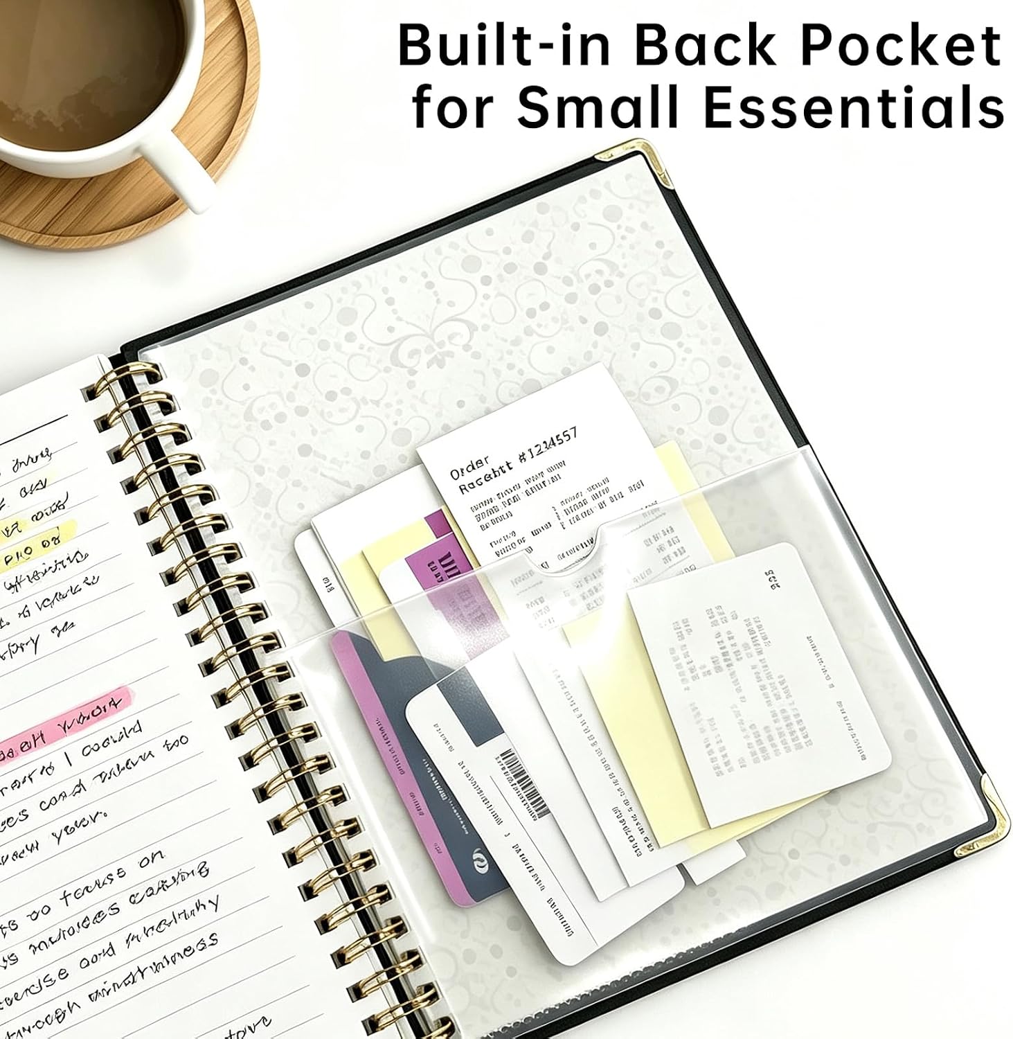 Detalle 1 de SOVYEN 2027 A5 Planner with Monthly Tabs, Weekly Layouts and Spiral Binding