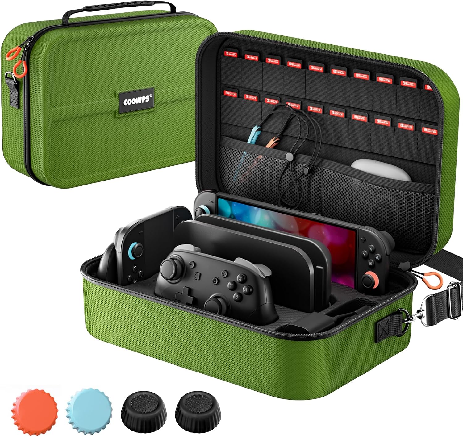 Detalle de ZOZOVR Switch 2 Funda rígida 20 ranuras