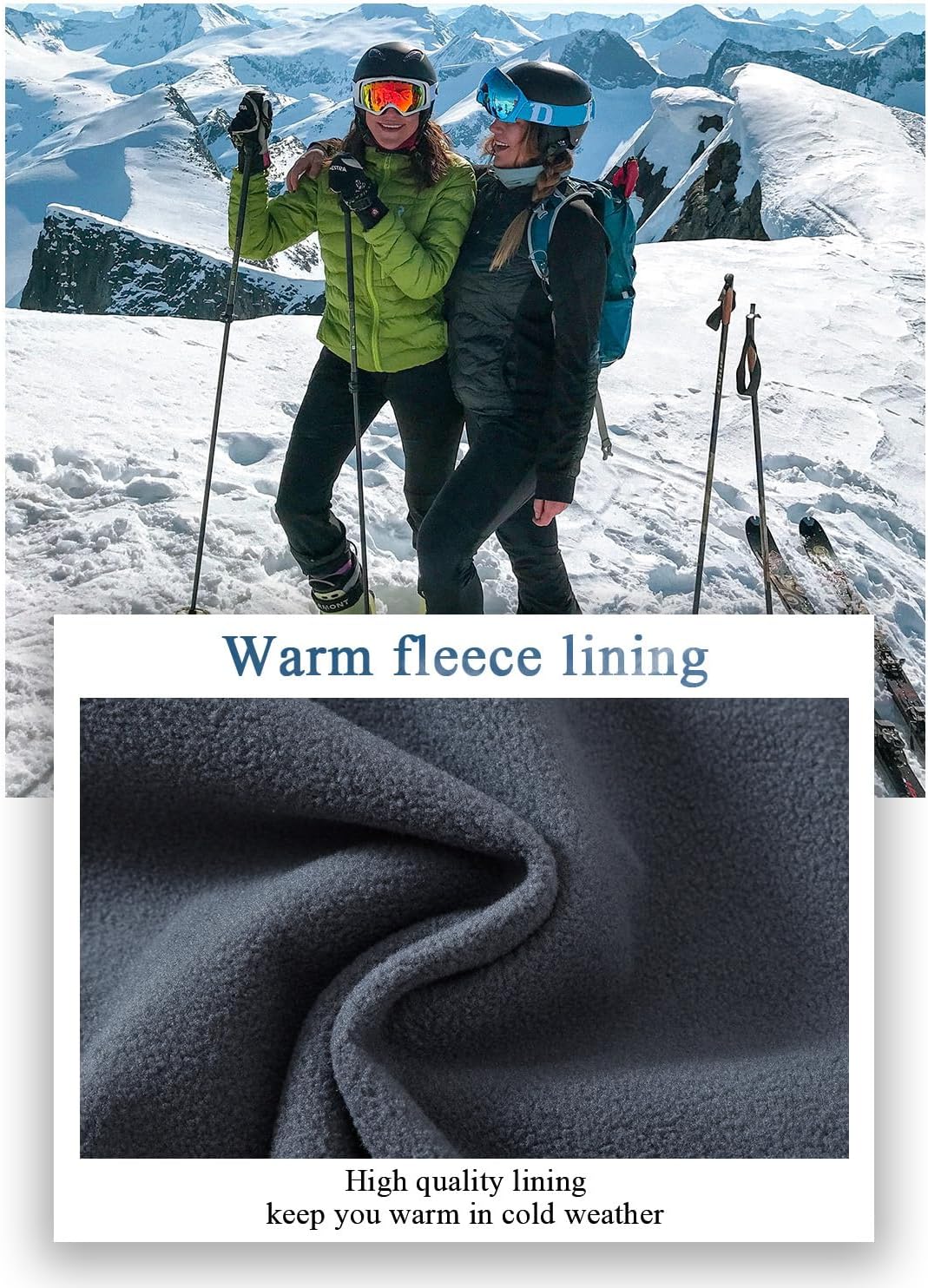 Detalle de Gopune Women’s Waterproof Insulated Ski Pants