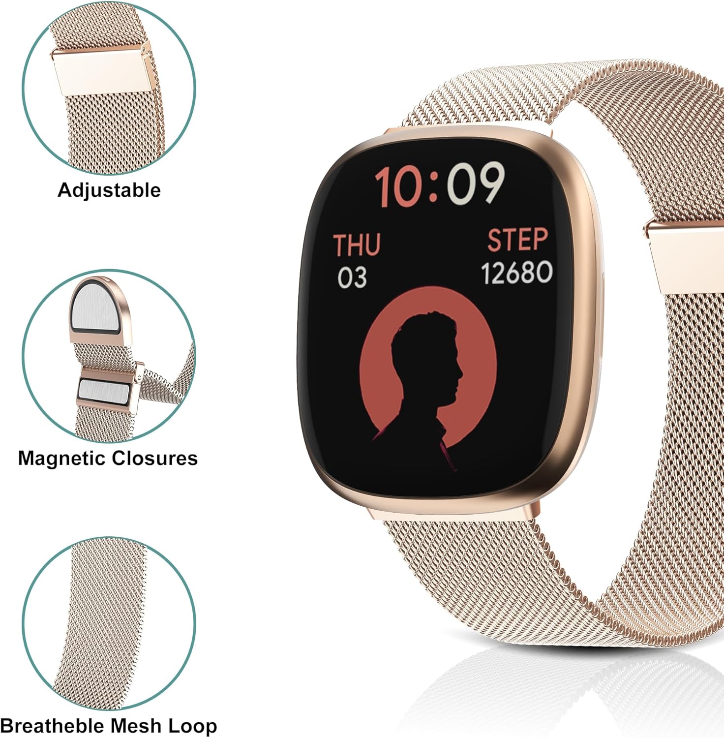Thumbnail 2 de Higgs Higgs Strap for Fitbit Versa 3/4