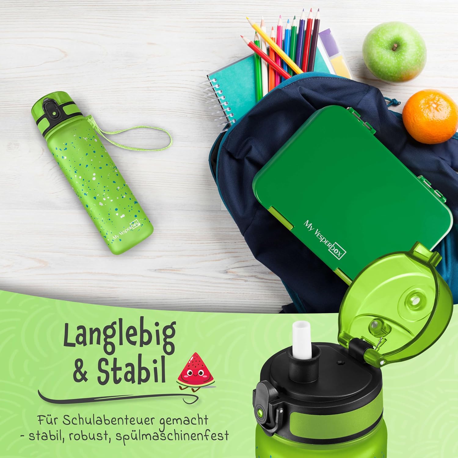 Thumbnail 5 de My Vesperbox Trinkflasche Kinder 500 ml – Auslaufsicher, kohlensäuregeeignet & BPA-frei