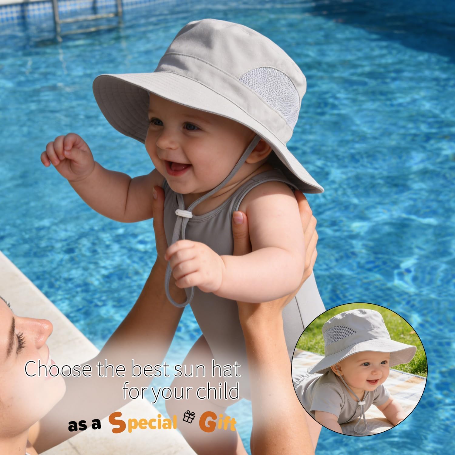 Thumbnail 4 de Kids' Sun Hat Polyester