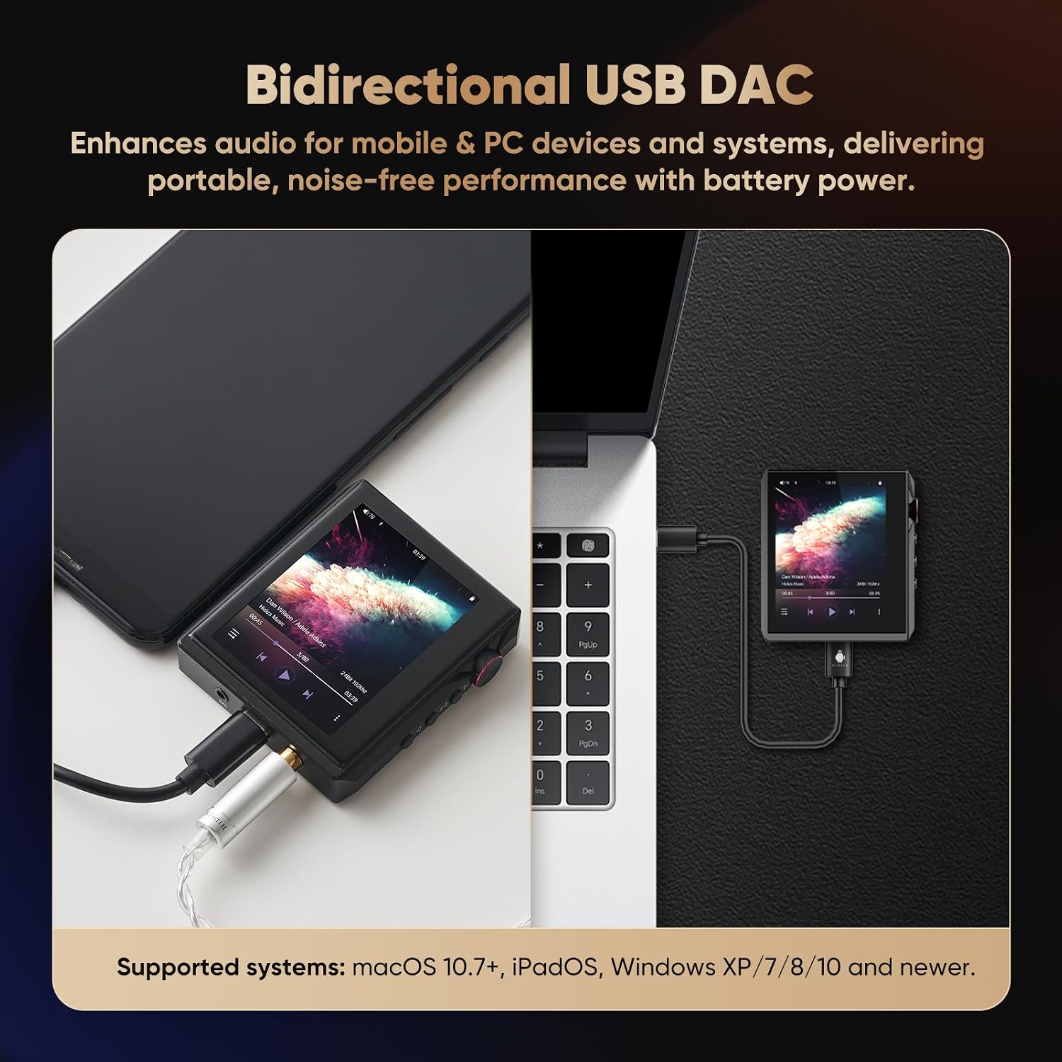 Thumbnail 6 de Hidizs AP80 Pro-X : lecteur MP3 Bluetooth audiophile double DAC ESS9219C