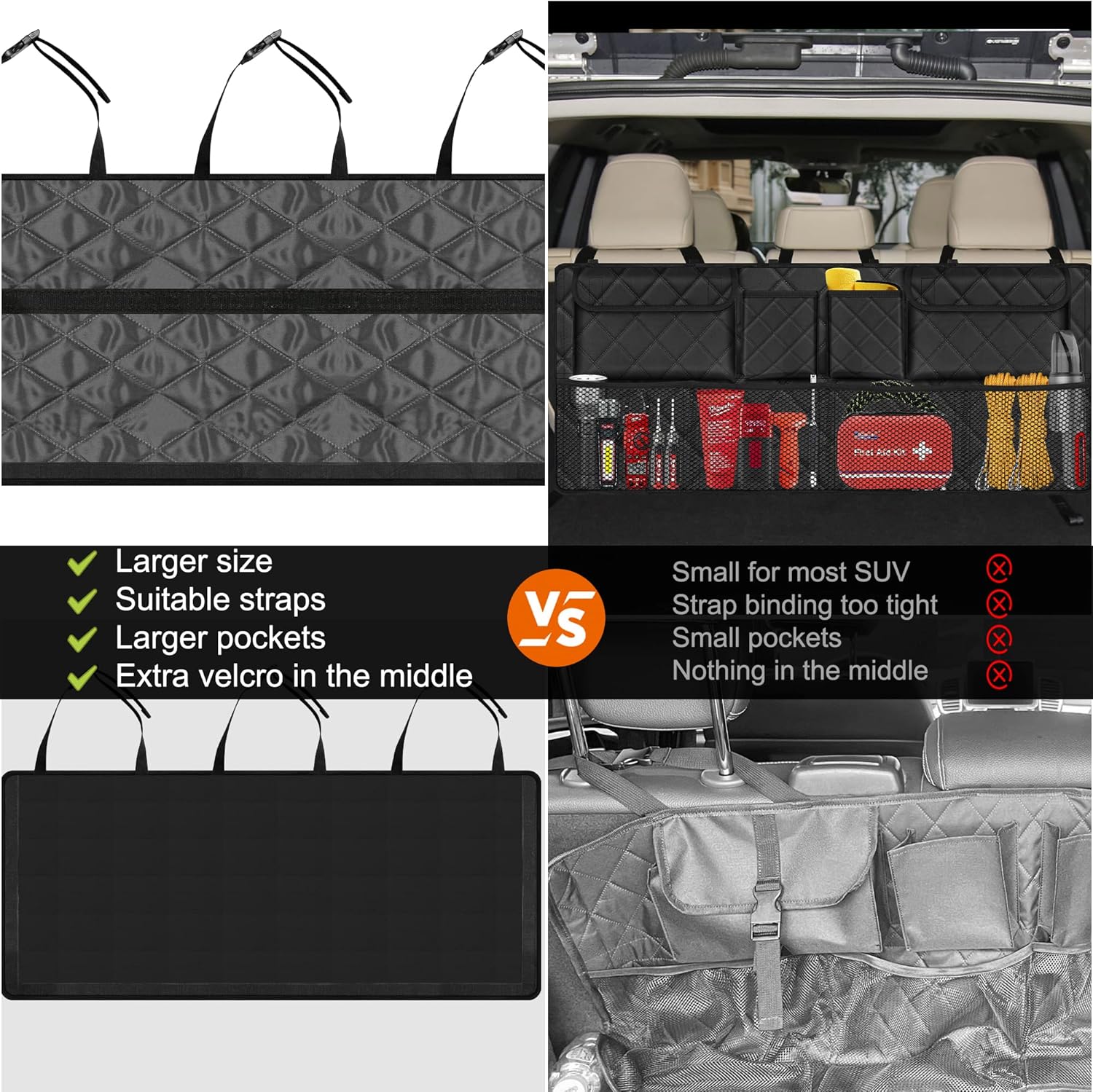 Detalle 2 de Femuar Car Trunk Organizer 42x18