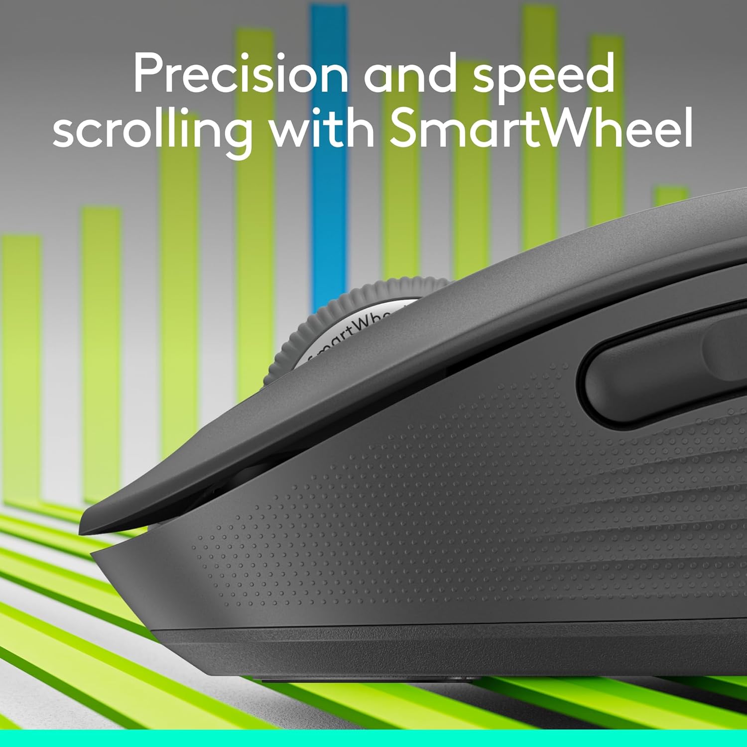 Thumbnail 1 de Logitech Signature M650 L wireless mouse (Bluetooth, SilentTouch, SmartWheel) for large hands – Grey