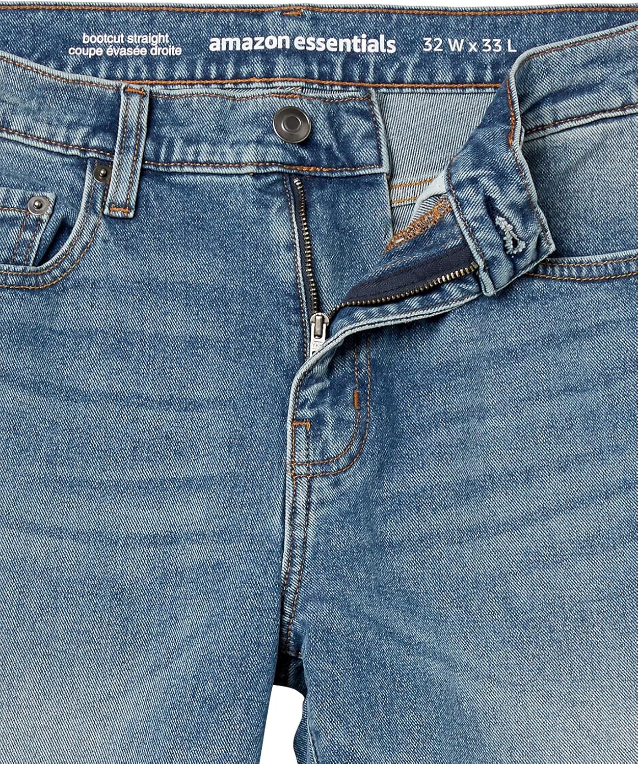 Thumbnail 4 de Jeans Amazon Essentials da uomo dritti con taglio bootcut, denim leggermente elasticizzato