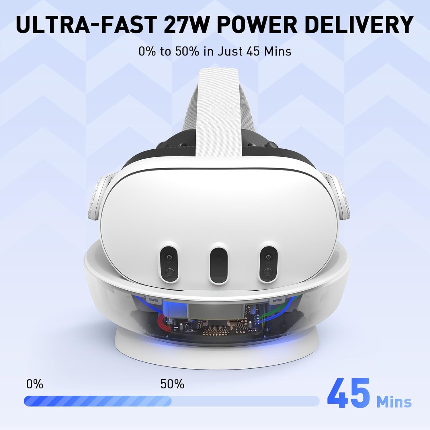 Thumbnail 2 de PRISMXR Carina D1 Quest 3 charging dock 27W