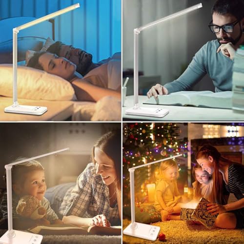 Thumbnail 6 de SLATOR Lampe de Bureau LED—DIMMABLE & Multicolore, USB, minuterie, et bras flexible