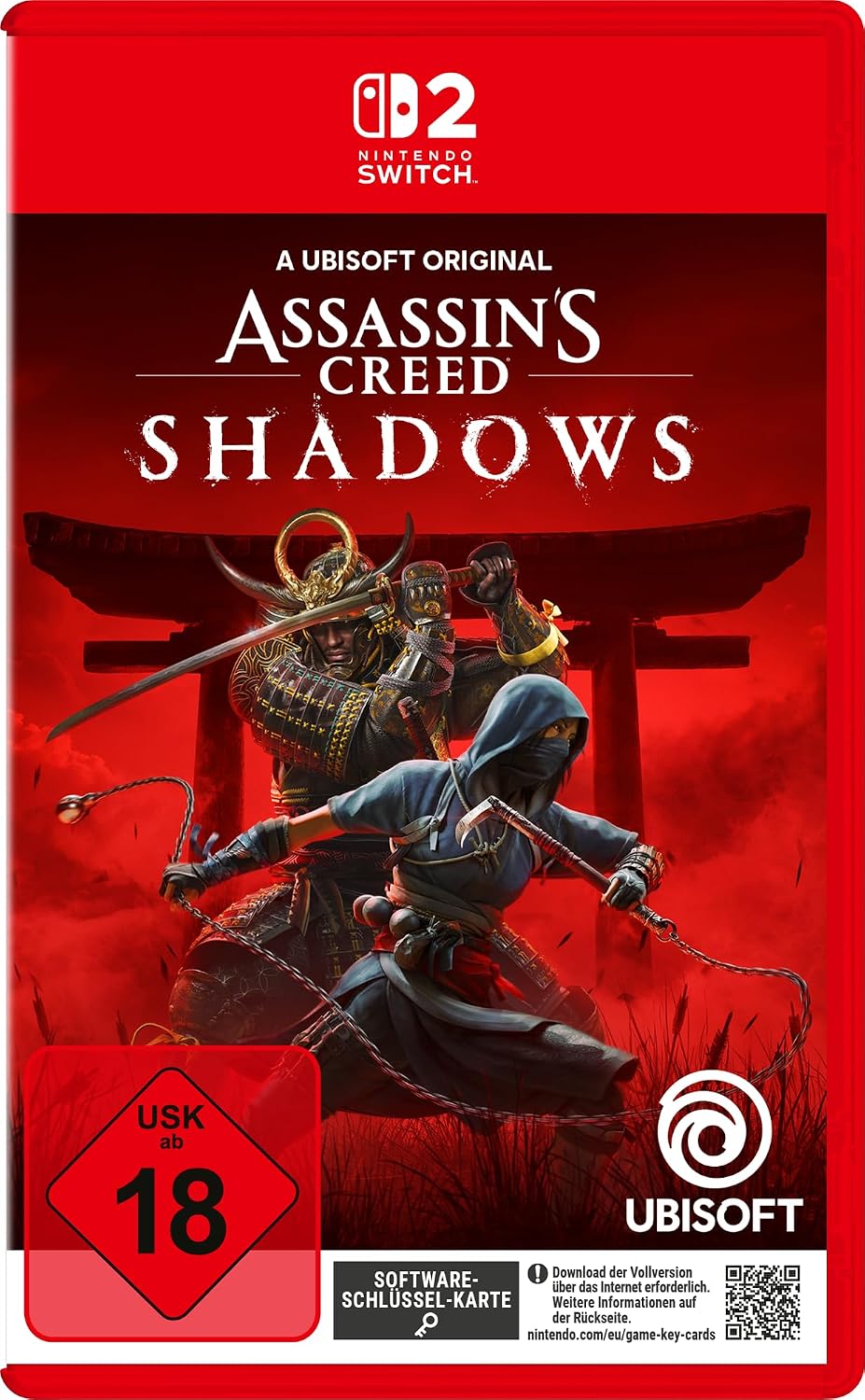 Detalle de Assassin's Creed Shadows – Nintendo Switch 2 Key Card