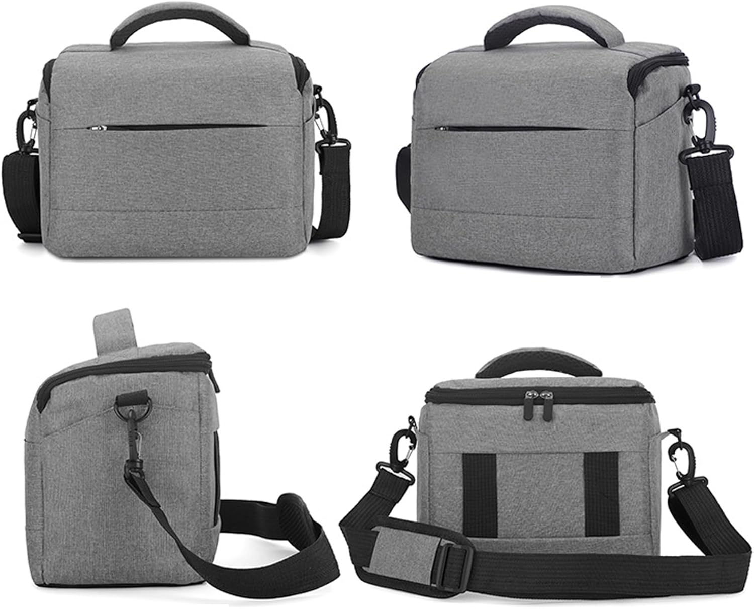 Thumbnail 2 de Lxweimi SLR Camera Bag (Large Capacity) – Grey, shockproof single-shoulder case for DSLR, mirrorless & lenses