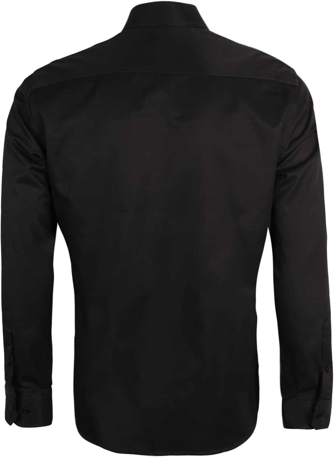 Thumbnail 3 de Alizeal Men's Patchwork Slim Fit Dress Shirt – Long Sleeve