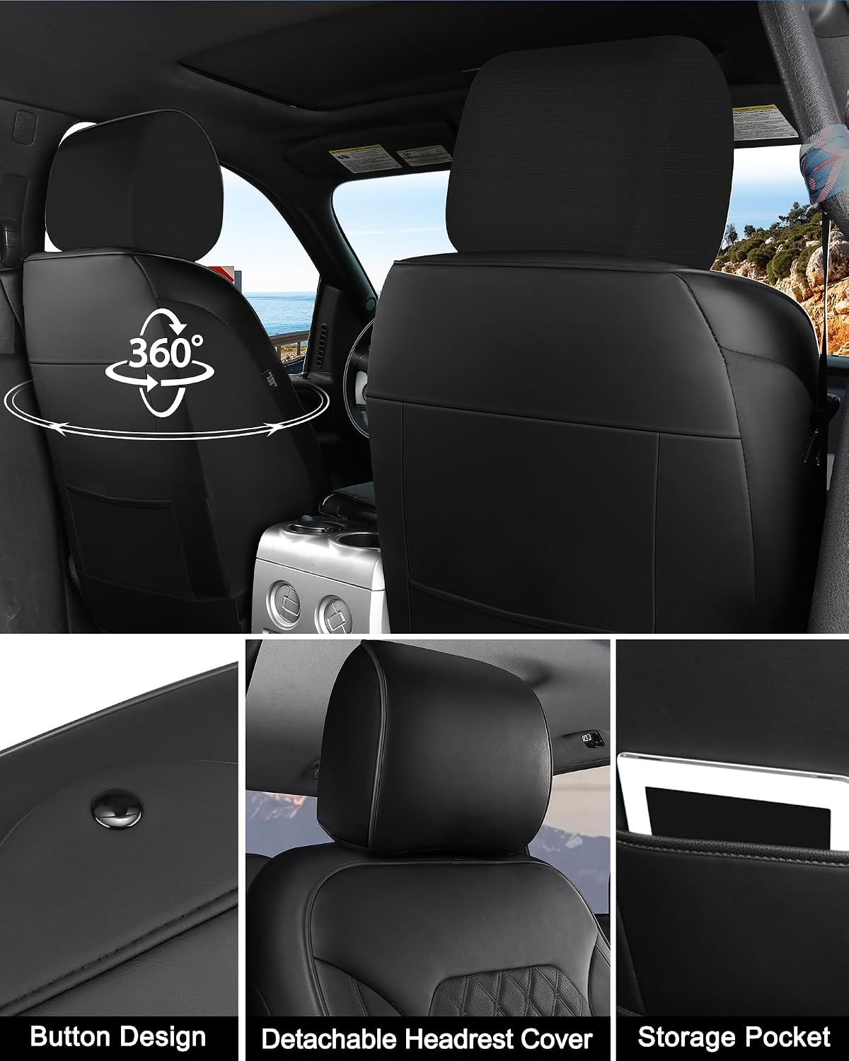 Thumbnail 5 de Umbrauto Nappa Leather Seat Covers