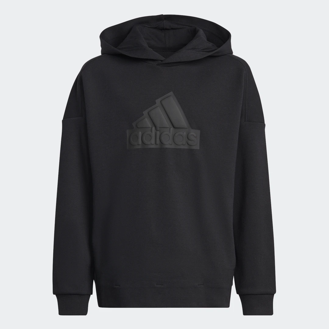 Detalle de Adidas Sudadera con capucha Future Icons Logo – negro