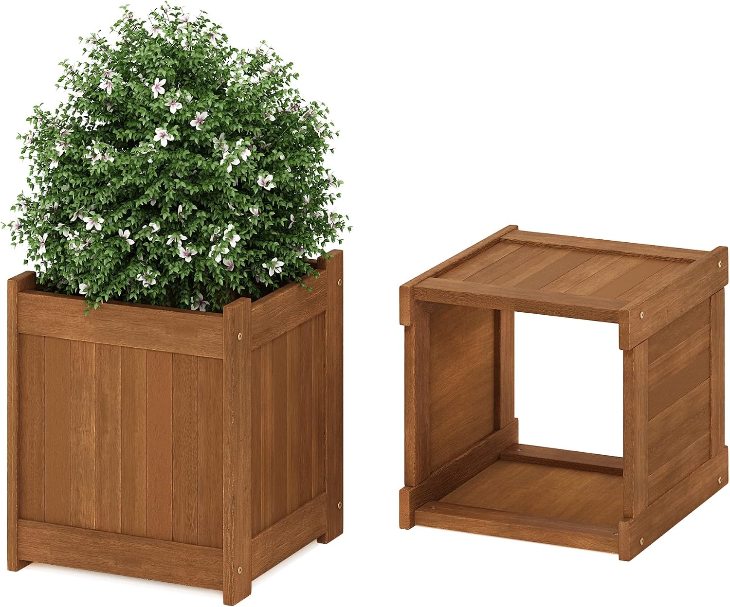 Thumbnail 5 de Furinno Jardinera de madera natural