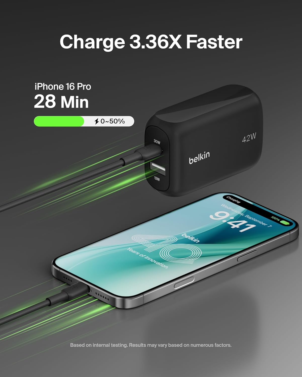 Thumbnail 1 de Belkin Dual Port Charger 42W