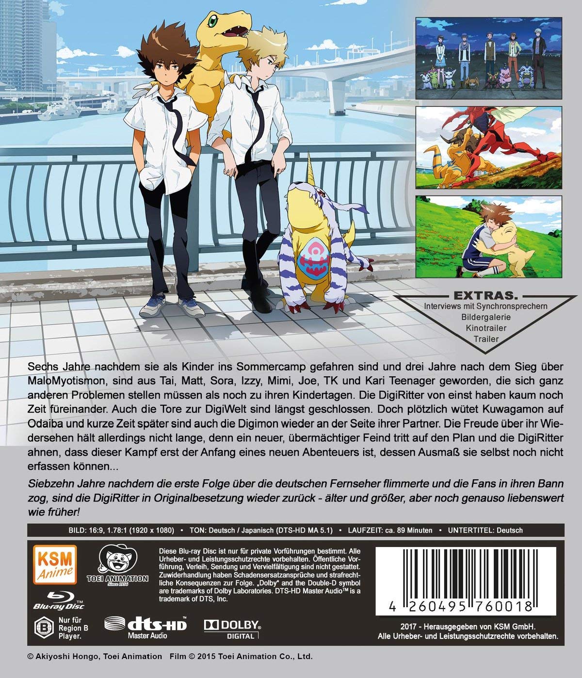 Thumbnail 1 de Digimon Adventure tri. Chapter 1 – Reunion (Blu-ray) von Plaion Pictures