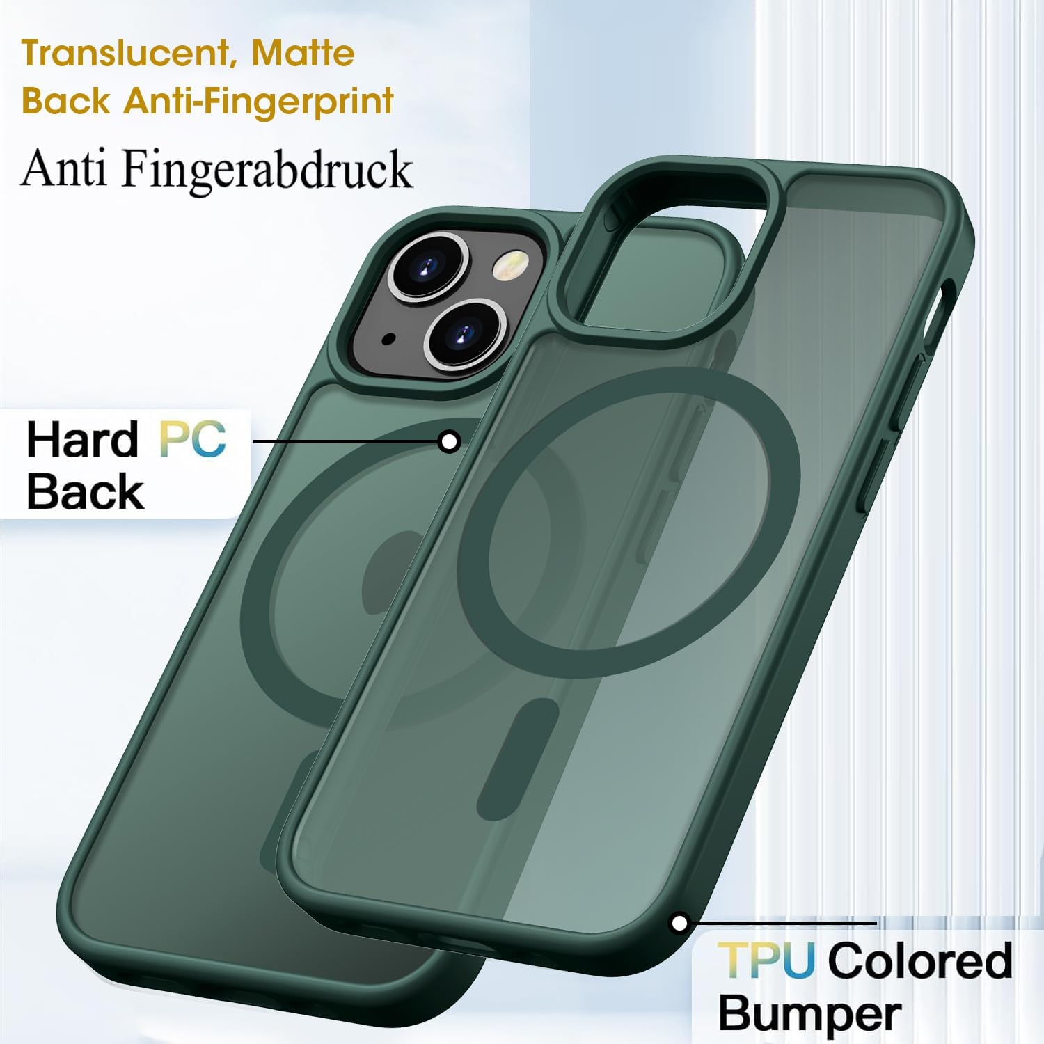 Detalle 2 de ORDA Magnetic Case for iPhone 15 6.1-inch