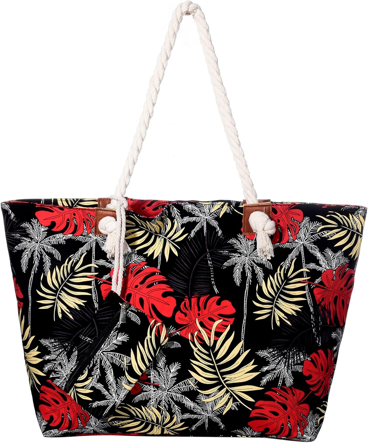Detalle de DonDon Grande borsa da spiaggia idrorepellente 58x38x18 cm