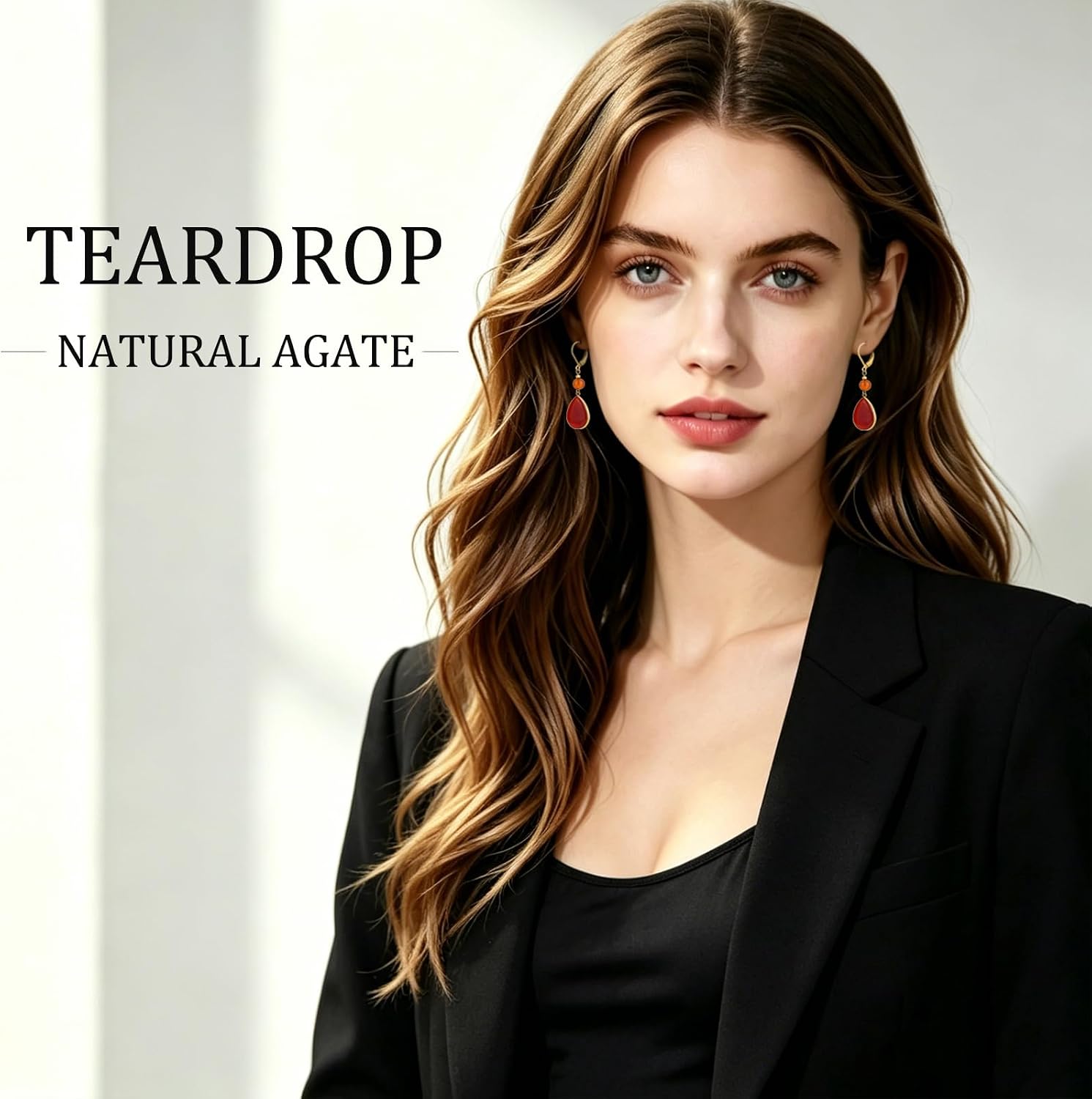 Detalle de TaYolnFaSo Teardrop Earrings, 18k Gold-Plated