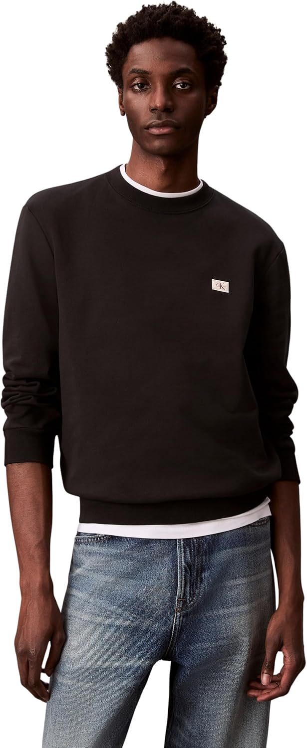 Thumbnail 6 de Calvin Klein Men’s Round Neck Terry Badge Sweatshirt