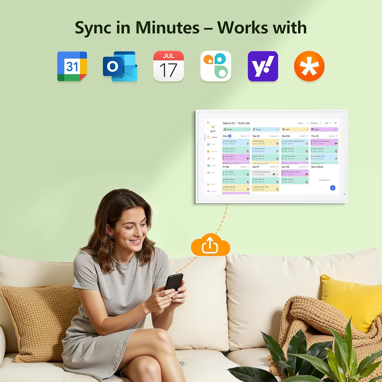 Detalle 2 de 15.6-inch Digital Calendar Planner