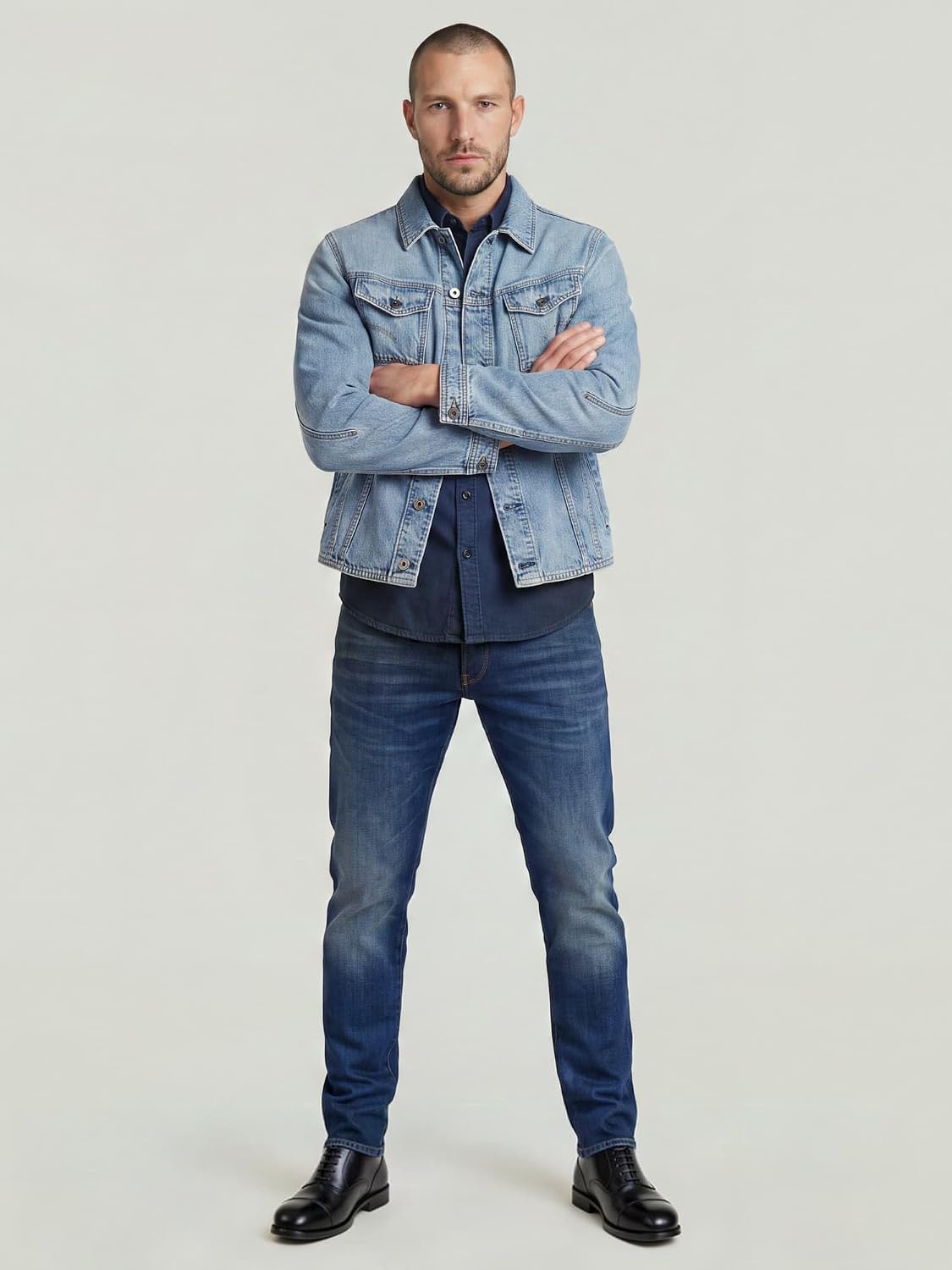 Detalle de G-Star RAW 3301 Slim Fit – męskie jeansy o dopasowanym kroju