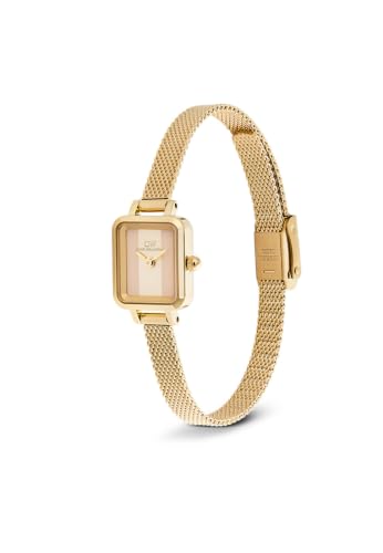 Detalle 2 de Daniel Wellington Quadro Mini Evergold: Orologio da Donna Oro con Quadrante Beige/Crema 15x18 mm