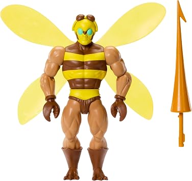 Detalle de Masters of the Universe Origins Buzz-Off Figura de Acción 🐝 14cm JBM88