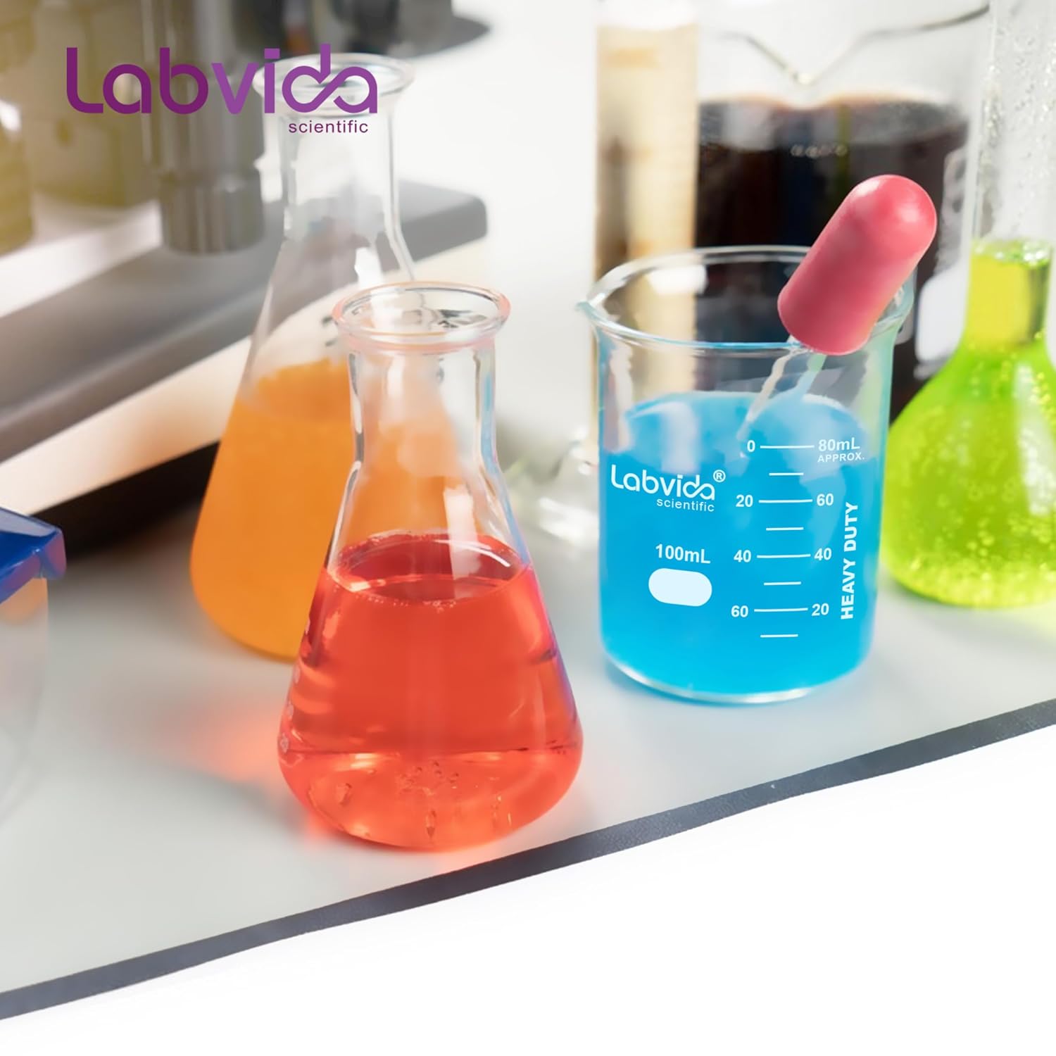 Detalle 2 de Labvida Glass Beakers 200 mL