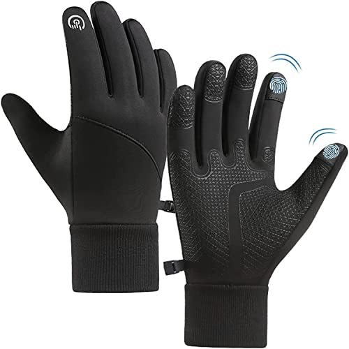 Detalle de CRAZY SHARK Winter Thermal Gloves — Touchscreen Cycling Gloves