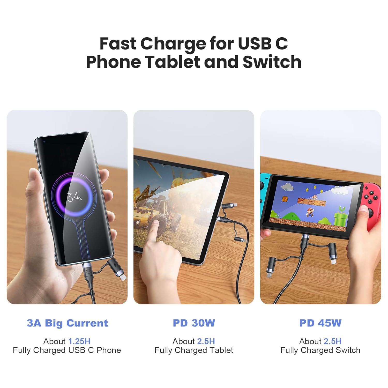 Thumbnail 5 de Pluggify 60W USB C Multi Kabel 2M