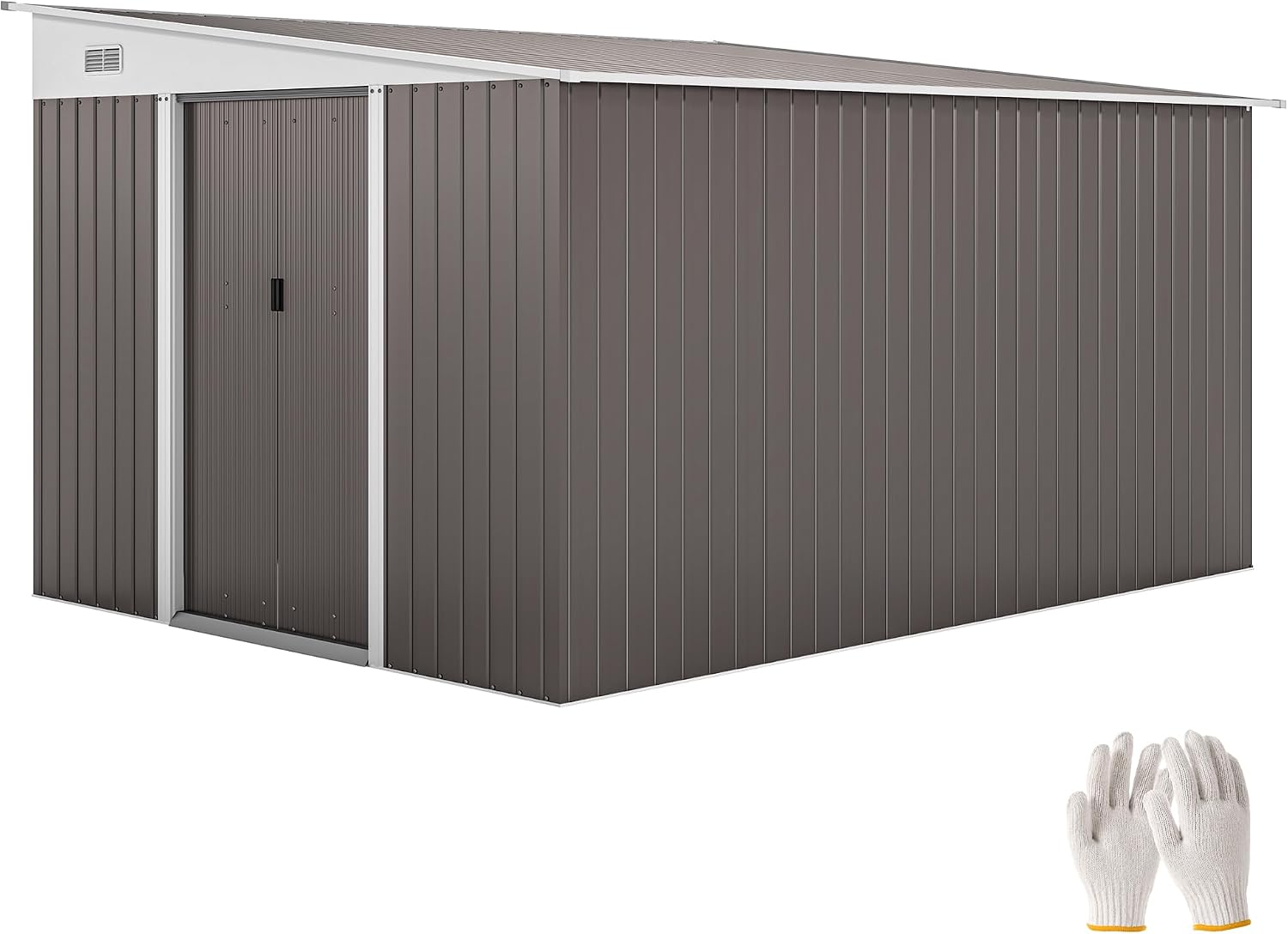 Outsunny Cobertizo 8,9 m² para jardín