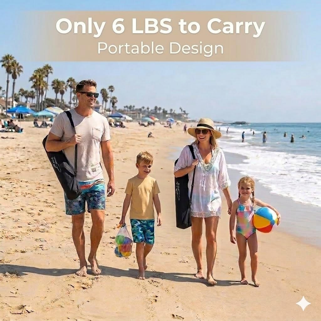 Thumbnail 6 de FAIR WIND 2 Pack Beach Chair with Adjustable Umbrella