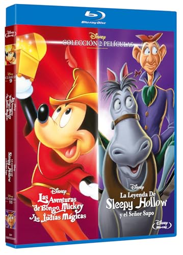 Detalle de Las Aventuras de Bongo, Mickey y las Judías Mágicas (1947) & La leyenda de Sleepy Hollow y el Señor Sapo (1949) en Blu-ray – Divisa Films