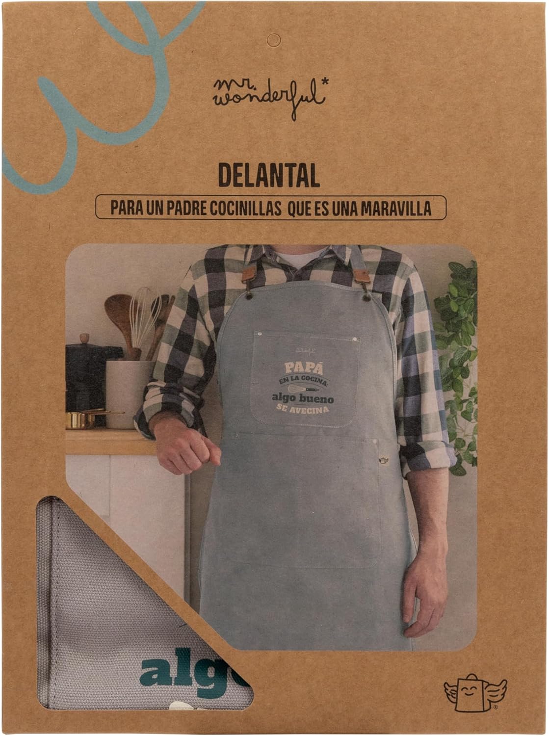 Detalle 2 de Mr. Wonderful Delantal Papá en la cocina 👨