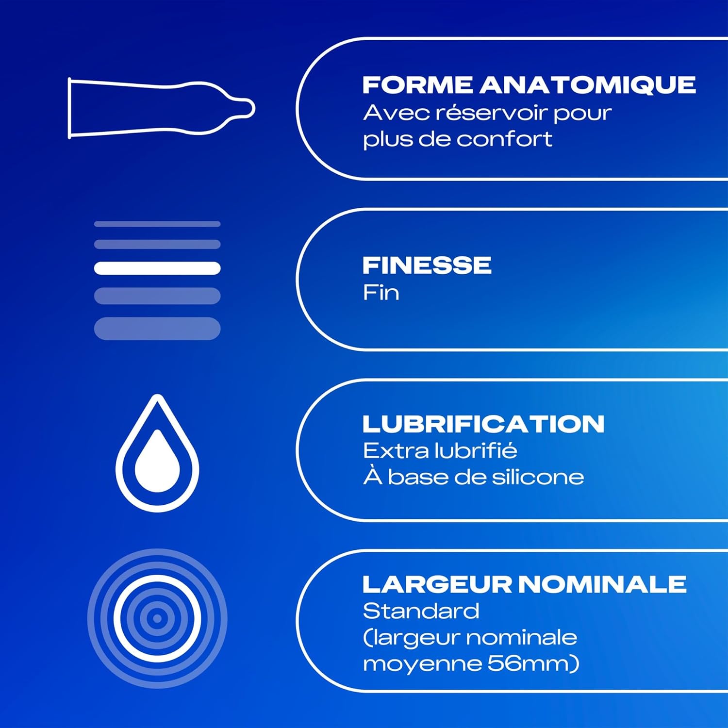 Detalle 2 de Durex FEELING EXTRA 20 préservatifs 🤍
