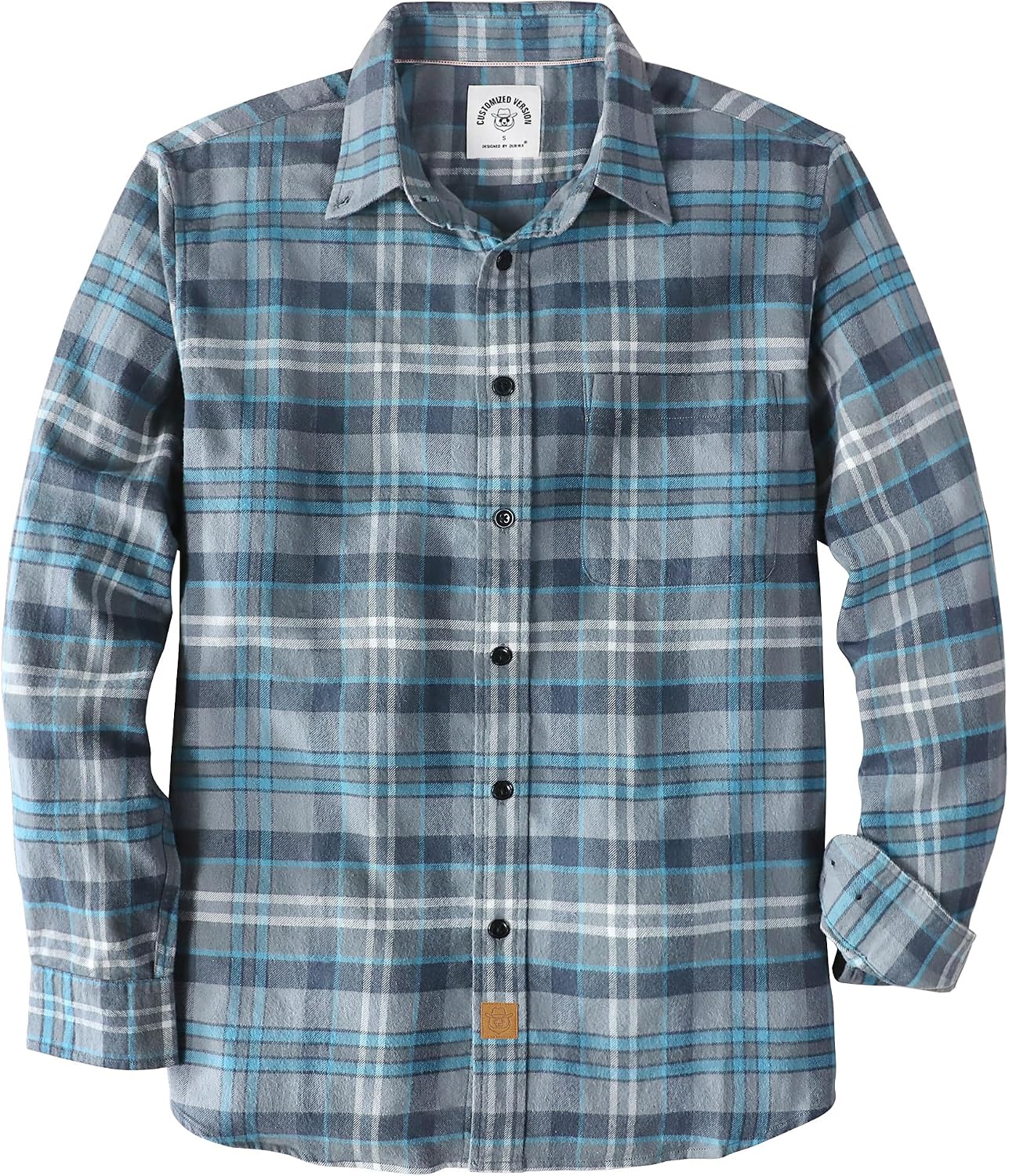 Detalle de Dubinik Flanellhemd für Herren, 6 oz