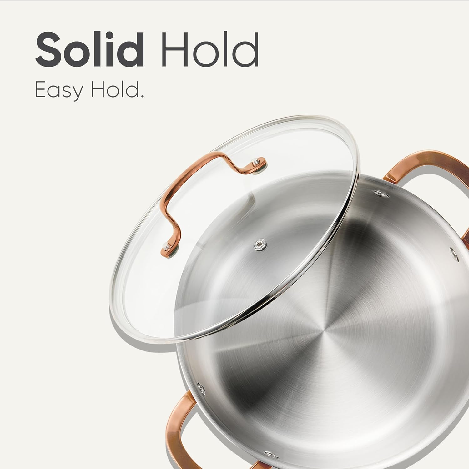Thumbnail 4 de CAROTE 8 Qt Tri-Ply Stockpot