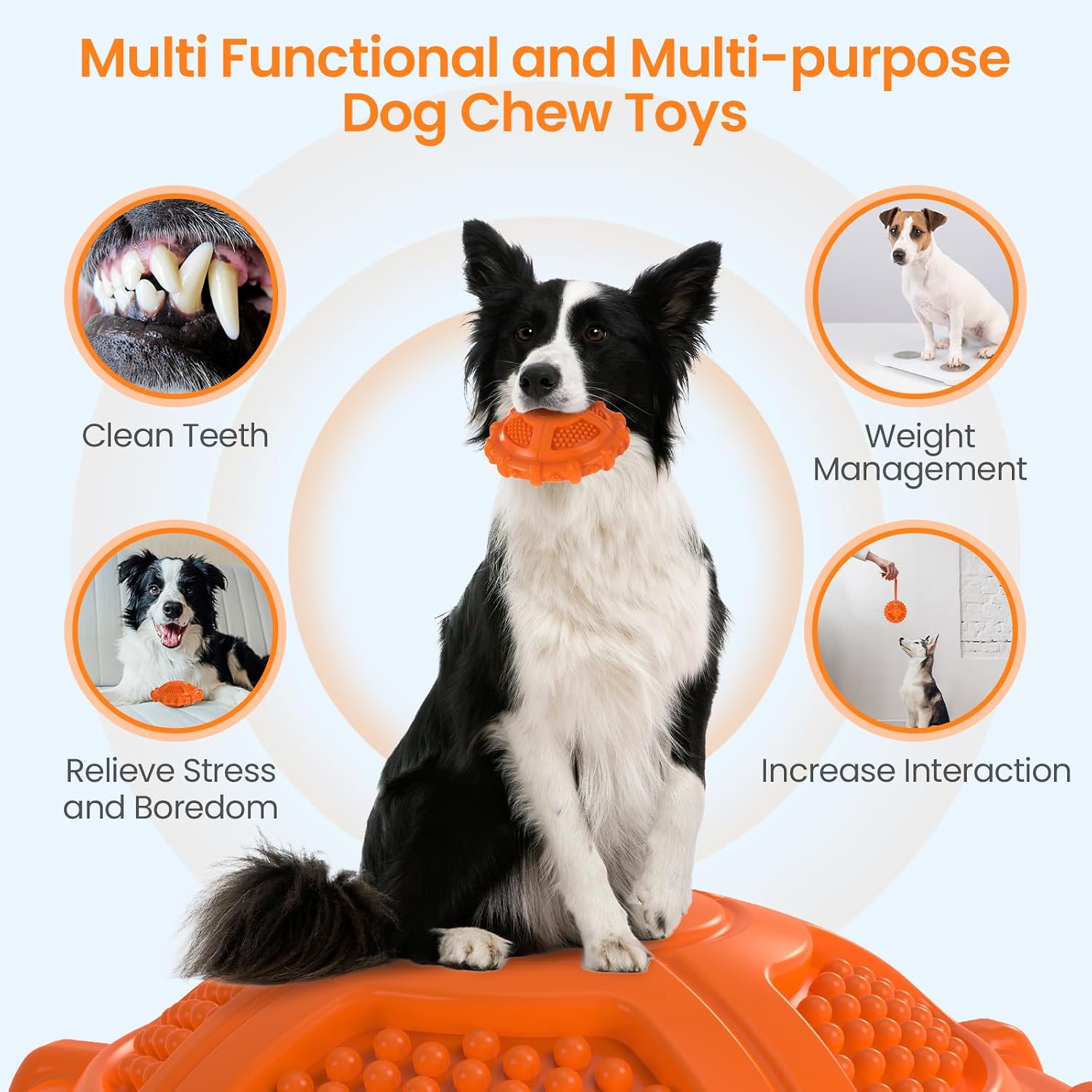 Thumbnail 4 de MASBRILL Indestructible Squeaky Dog Toy