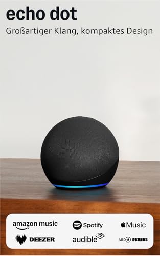 Thumbnail 7 de Echo Dot (Neueste Generation) mit Alexa+ – Smarter WLAN- und Bluetooth-Lautsprecher in Anthrazit