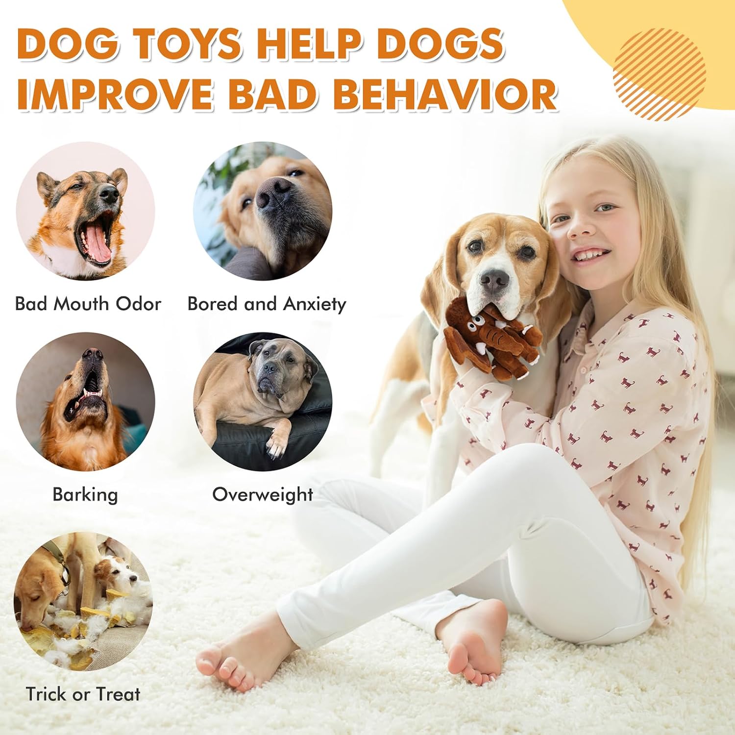 Detalle de Letsmeet Interactive Plush Dog Toy