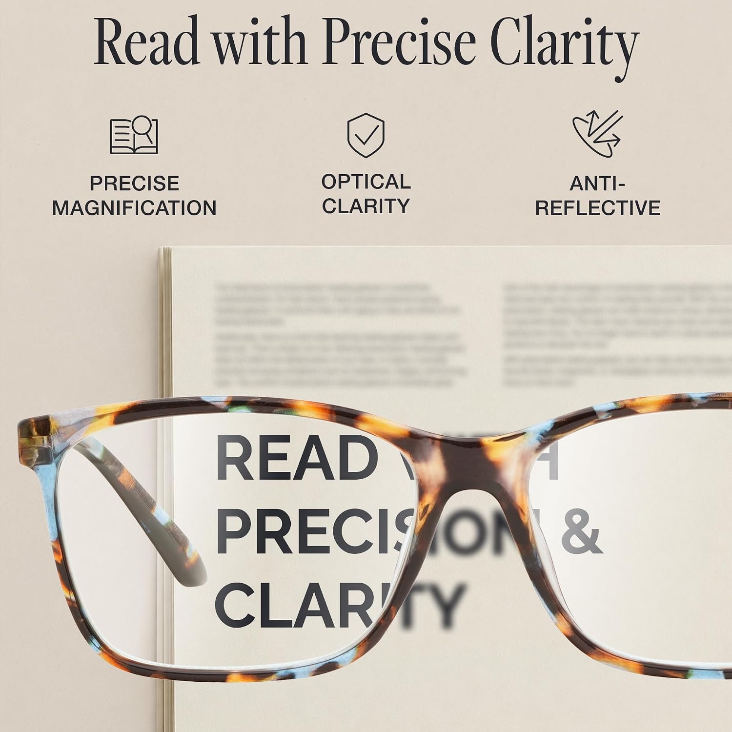 Detalle de NOVIVON Reading Glasses +3.0